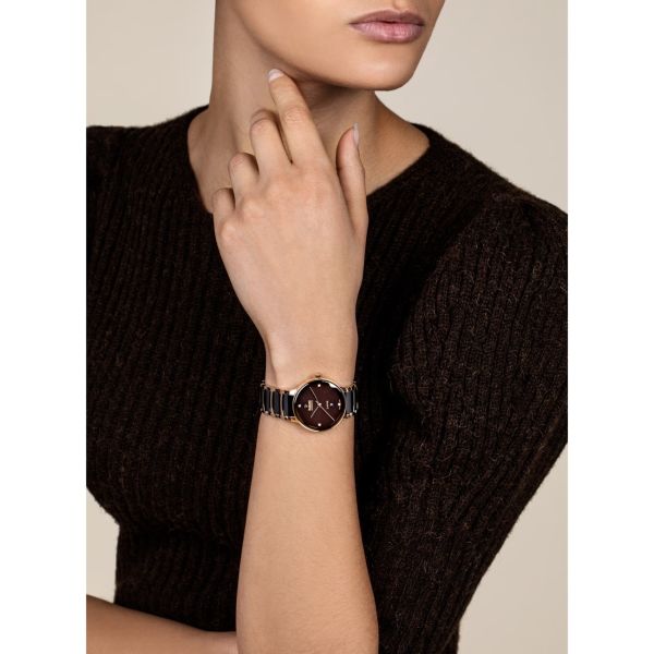 Montre Rado Centrix Automatic Diamonds laqué Brun 30.5 mm