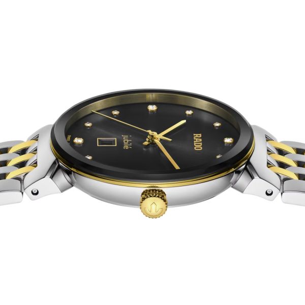 Montre Rado Florence Diamonds Cadran Soleillé Noir 30 mm