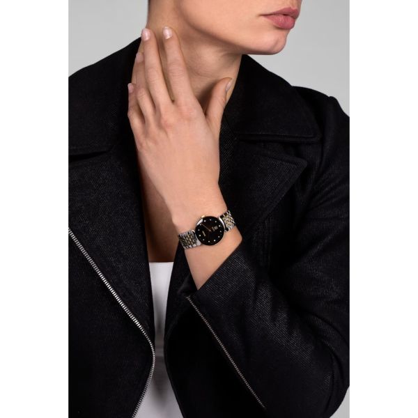 Montre Rado Florence Diamonds Cadran Soleillé Noir 30 mm