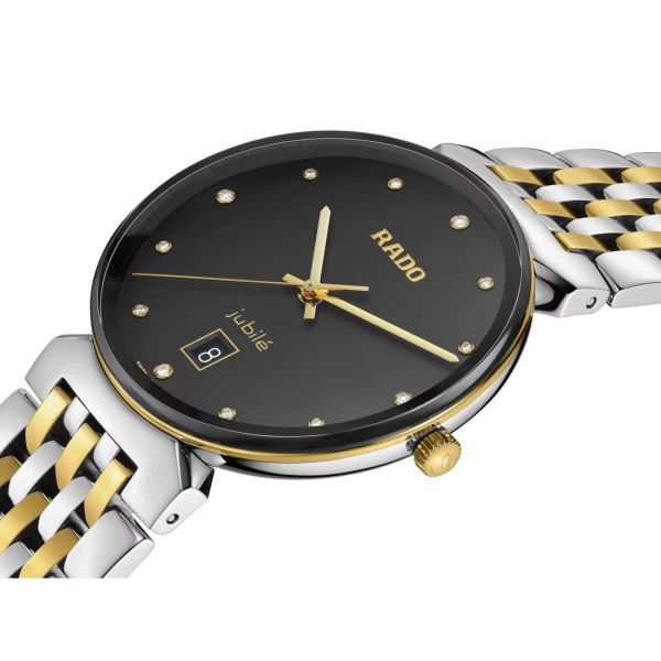 Montre Rado Florence Diamonds Cadran Soleillé Noir 38 mm
