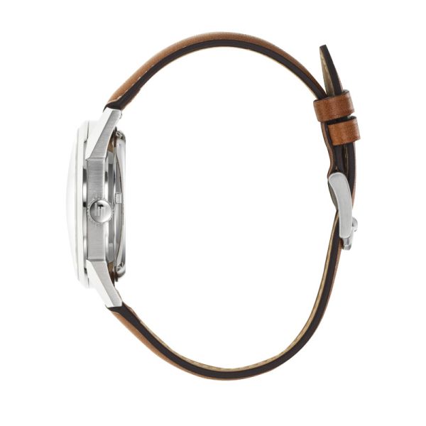Montre LIP Valentin Annapurna classique automatique bracelet cuir marron