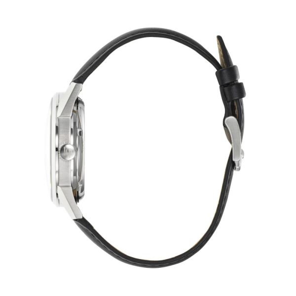 Montre LIP Valentin Annapurna classique automatique bracelet cuir noir
