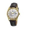 Montre LIP Annapurna classique automatique PVD doré bracelet cuir
