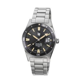Montre LIP Nautic 666 Manufacture Cadran Gris Bracelet Acier
