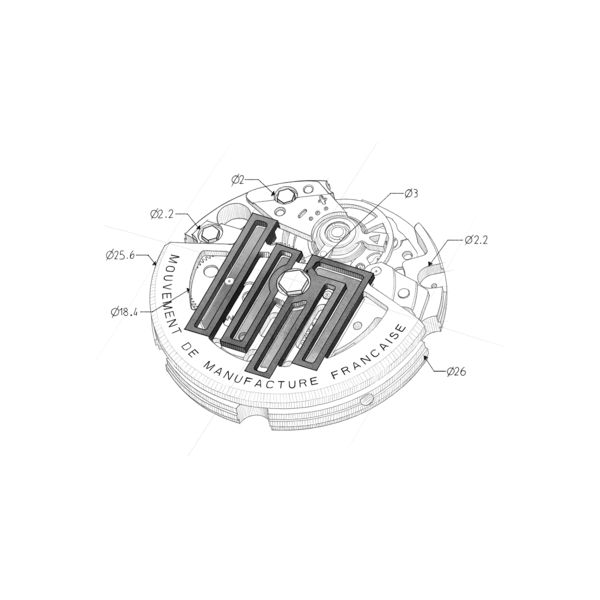 Montre LIP Nautic 666 Manufacture Cadran Bleu Bracelet Acier