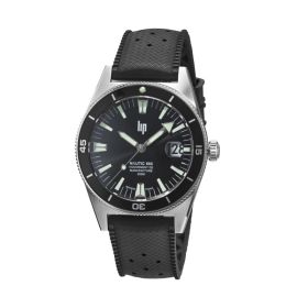 Montre LIP Nautic 666 Manufacture Cadran Gris Bracelet Noir