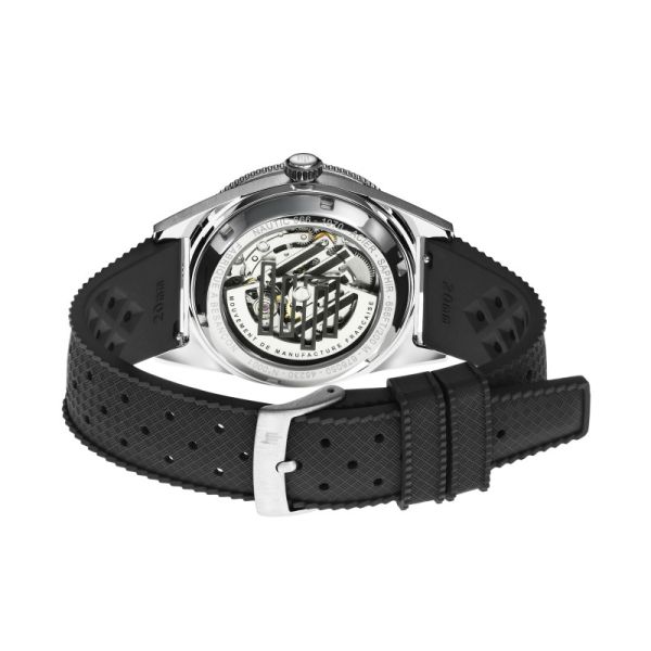 Montre LIP Nautic 666 Manufacture Cadran Gris Bracelet Noir