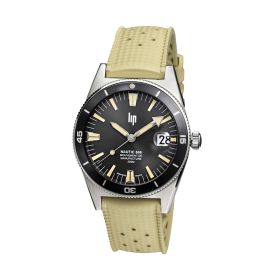 Montre LIP Nautic 666 Manufacture Cadran Gris Bracelet Beige