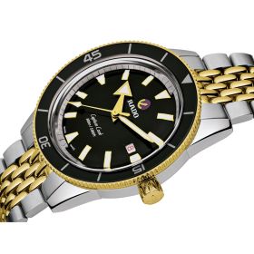 Montre Rado Captain Cook Automatic PVD Jaune 42 mm