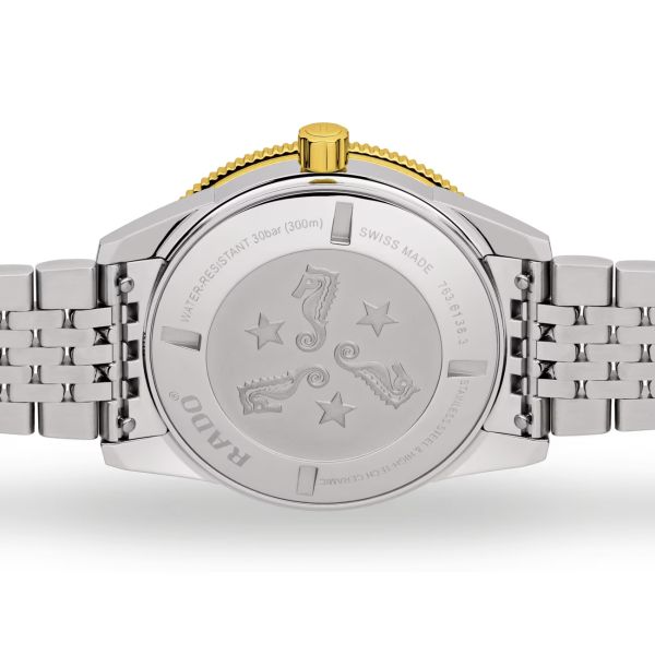 Montre Rado Captain Cook Automatic PVD Jaune 42 mm