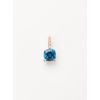 Pendentif Poiray Filles Antik Or rose Topaze blue london