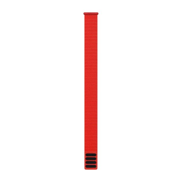 Bracelet Montre Garmin UltraFit 26mm Nylon Rouge Feu