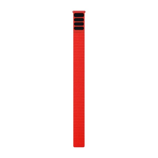 Bracelet Montre Garmin UltraFit 26mm Nylon Rouge Feu