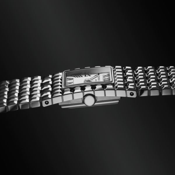 Montre Frederique Constant Classics Manchette Cadran Blanc