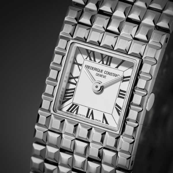 Montre Frederique Constant Classics Manchette Cadran Blanc