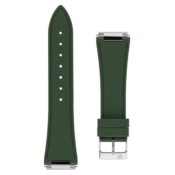 Bracelet Frederique Constant 24mm Caoutchouc Boucle ardillon
