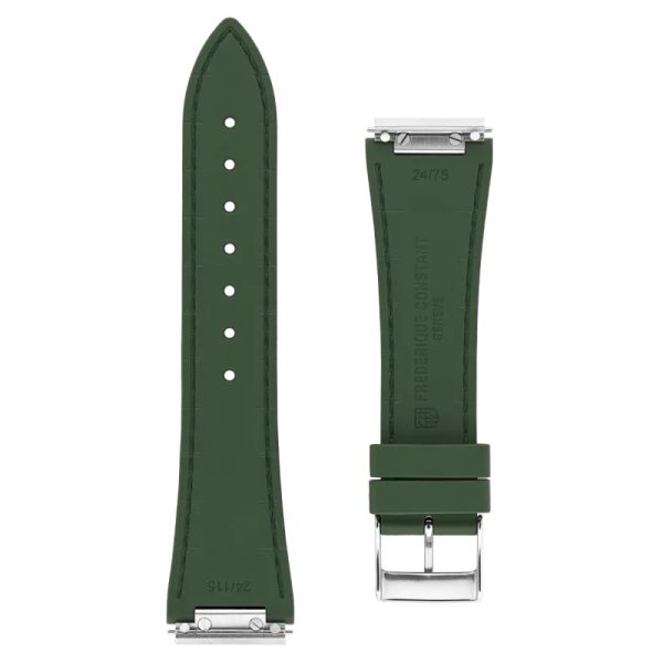 Bracelet Frederique Constant 24mm Caoutchouc Boucle ardillon