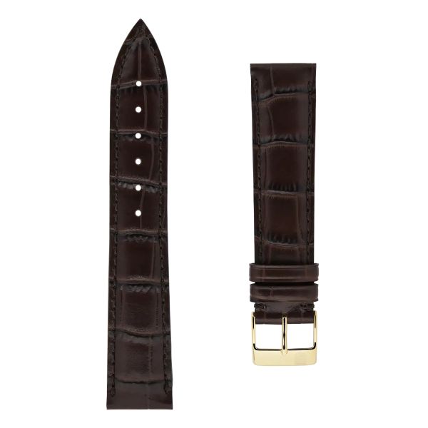 Bracelet Frederique Constant 20mm Cuir de veau Boucle ardillon