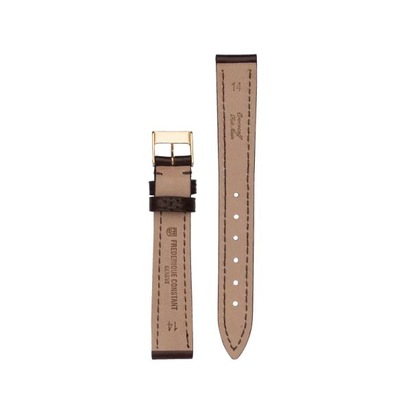 Bracelet Frederique Constant 14mm Cuir de veau Boucle ardillon