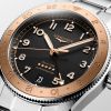 Montre Longines Spirit Zulu Time 1925 Acier Inoxydable Or Rose