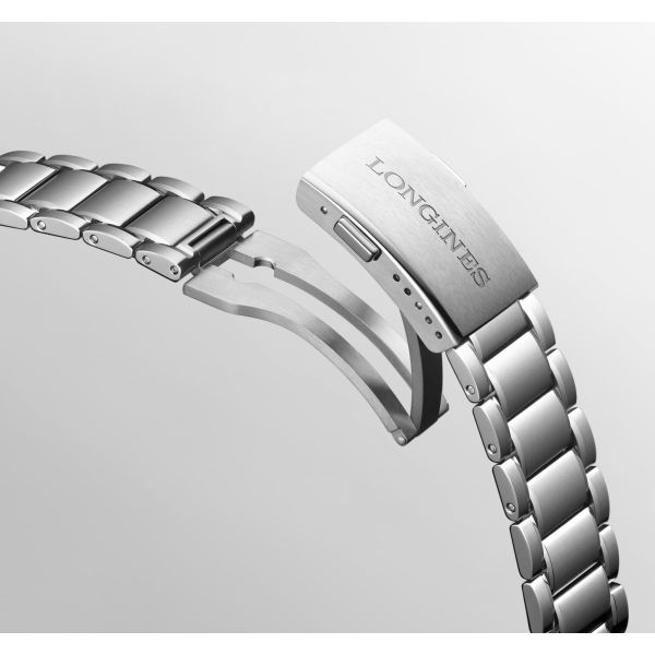 Montre Longines Spirit Zulu Time 1925 Acier Inoxydable Or Rose