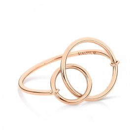 Bague Ginette NY Tiny Circle Ring Or Rose