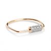 Bague Ginette NY Mini Straw DiamondRing Or Rose
