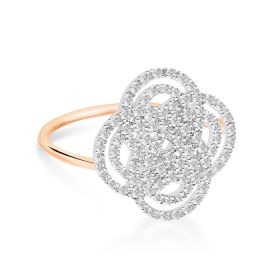 Bague Ginette NY Diamond Purity Ring Or Rose