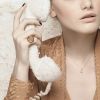 Bague Ginette NY Ever Tiger Eye Disc Ring Or Rose