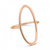Bague Ginette NY Ellipse Ring Or Rose