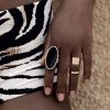 Bague Ginette NY Circle Ring Or Rose