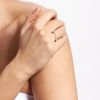 Bague Ginette NY Be Mine Domed Band Or Blanc