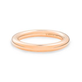 Bague Ginette NY Be Mine Domed Band Or Rose