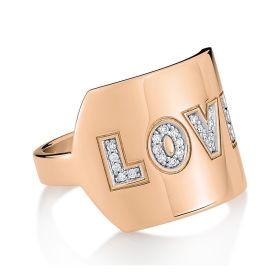 Bague Ginette NY Diamond Angèle Ring Or Rose