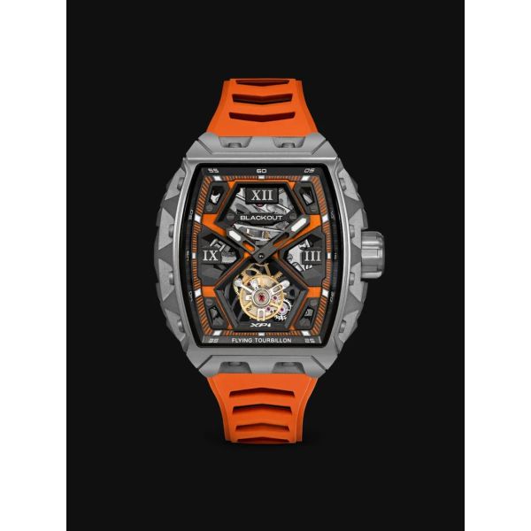 Montre Blackout Watches XP1 Tourbillon Ti Orange