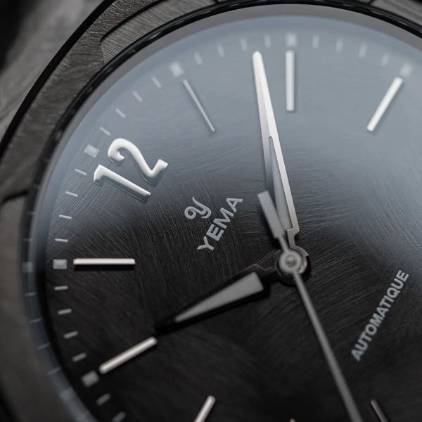 Montre Yema Wristmaster Slim CMM.20 Auto Edition Limitée Cadran Noir Bracelet Acier 39MM
