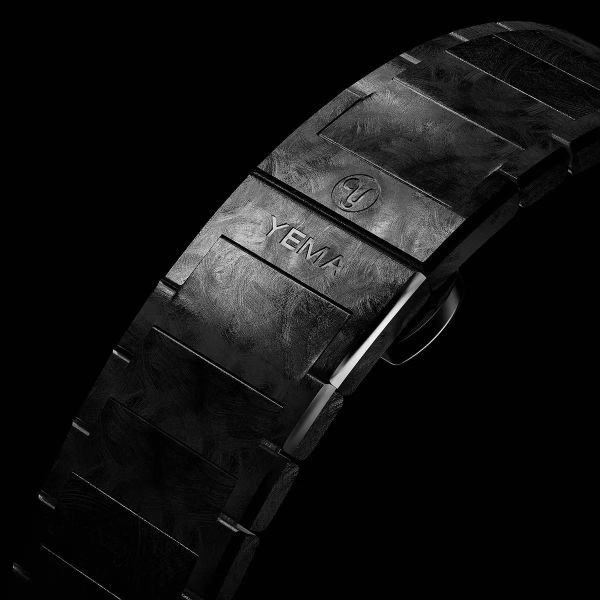 Montre Yema Wristmaster Slim CMM.20 Auto Edition Limitée Cadran Noir Bracelet Acier 39MM