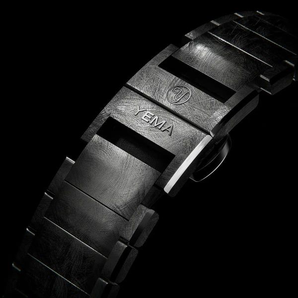 Montre Yema Wristmaster Slim CMM.20 Auto Edition Limitée Cadran Noir Bracelet Acier 39MM