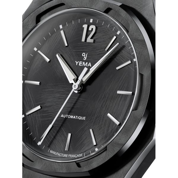 Montre Yema Wristmaster Slim CMM.20 Auto Edition Limitée Cadran Noir Bracelet Acier 39MM