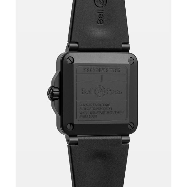 Montre Bell & Ross BR-03 Diver Lum Outline Bracelet Caoutchouc Noir