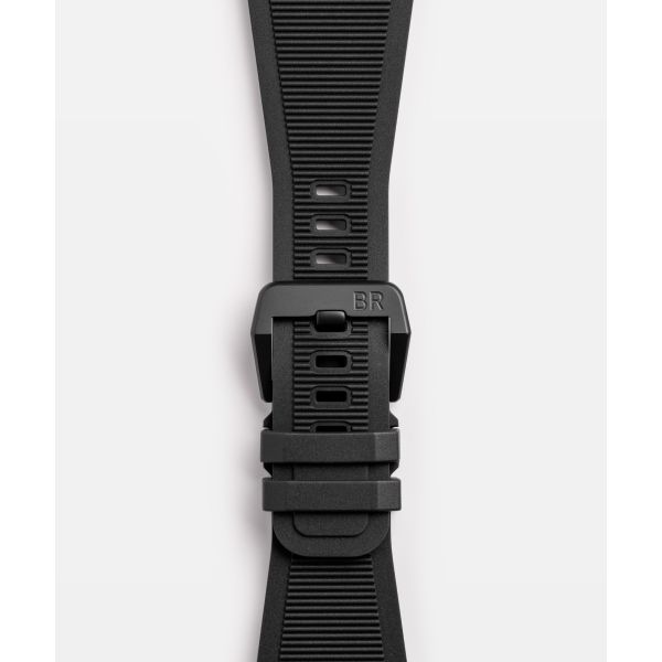 Montre Bell & Ross BR-03 Diver Lum Outline Bracelet Caoutchouc Noir