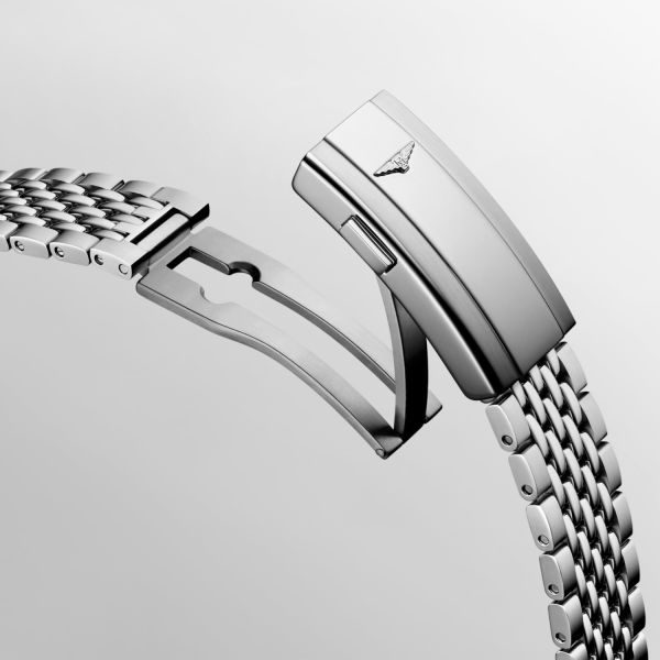 Montre Longines Legend Diver Cadran Blanc Bracelet Acier 39mm