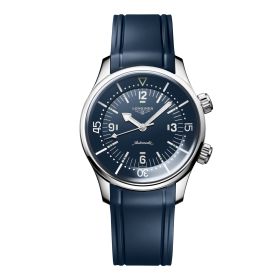 Montre Longines Legend Diver Cadran Bleu Bracelet Caoutchouc 39mm