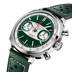 Montre Breitling Top Time B31 Racing Cadran Vert Bracelet Cuir