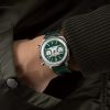 Montre Breitling Top Time B31 Racing Cadran Vert Bracelet Cuir