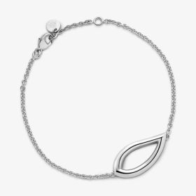 Bracelet Arthus Bertrand Palma 1 Bracelet Cordon 18cm Argent Rhodié