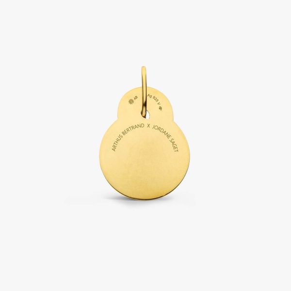 Médaille Arthus Bertrand Jordane Saget 30mm Vermeil