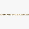 Chaine Arthus Bertrand Maille Ovale Striee 80cm Vermeil