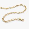 Chaine Arthus Bertrand Maille Ovale Striee 80cm Vermeil
