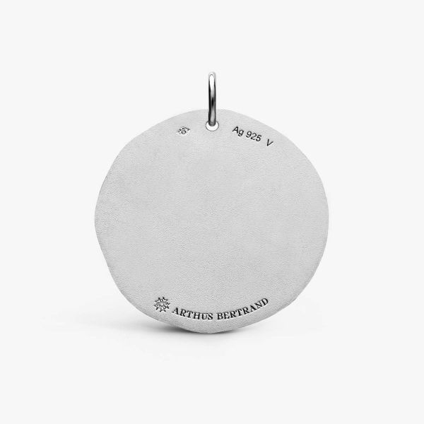 Médaille Arthus Bertrand Boussole 25mm Argent Rhodié